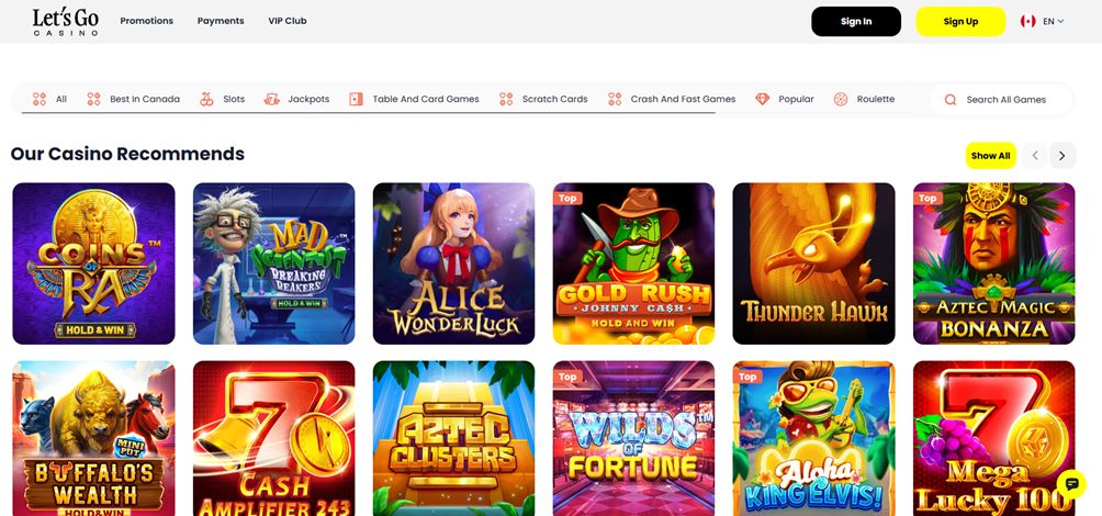 lets go casino bonus